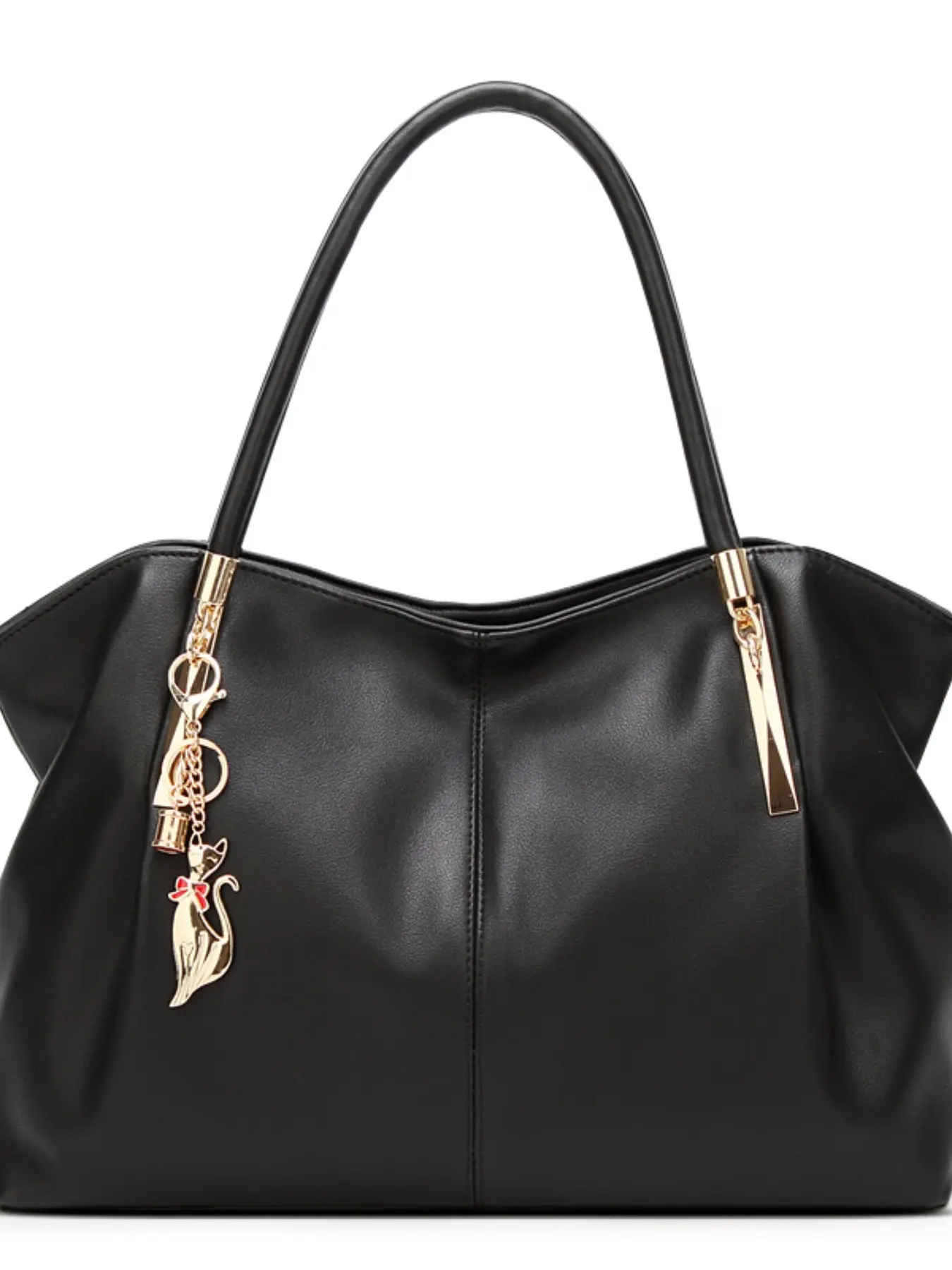 New large capacity women's fashionable and elegant retro Pu tote bag that can be carried by hand and is suitable for business trips Stylish Tote Bag Fashionable Bags