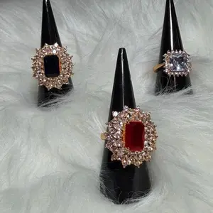 Adjustable Rings 6 Colors - Elegant Jewelry with 6 Distinct Colors for Versatile Style