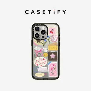 CASETiFY You Are Stars Collage iPhone 16/15/14/13 Series Phone Case MagSafe Clear / Impact/Compact - Clear / Black