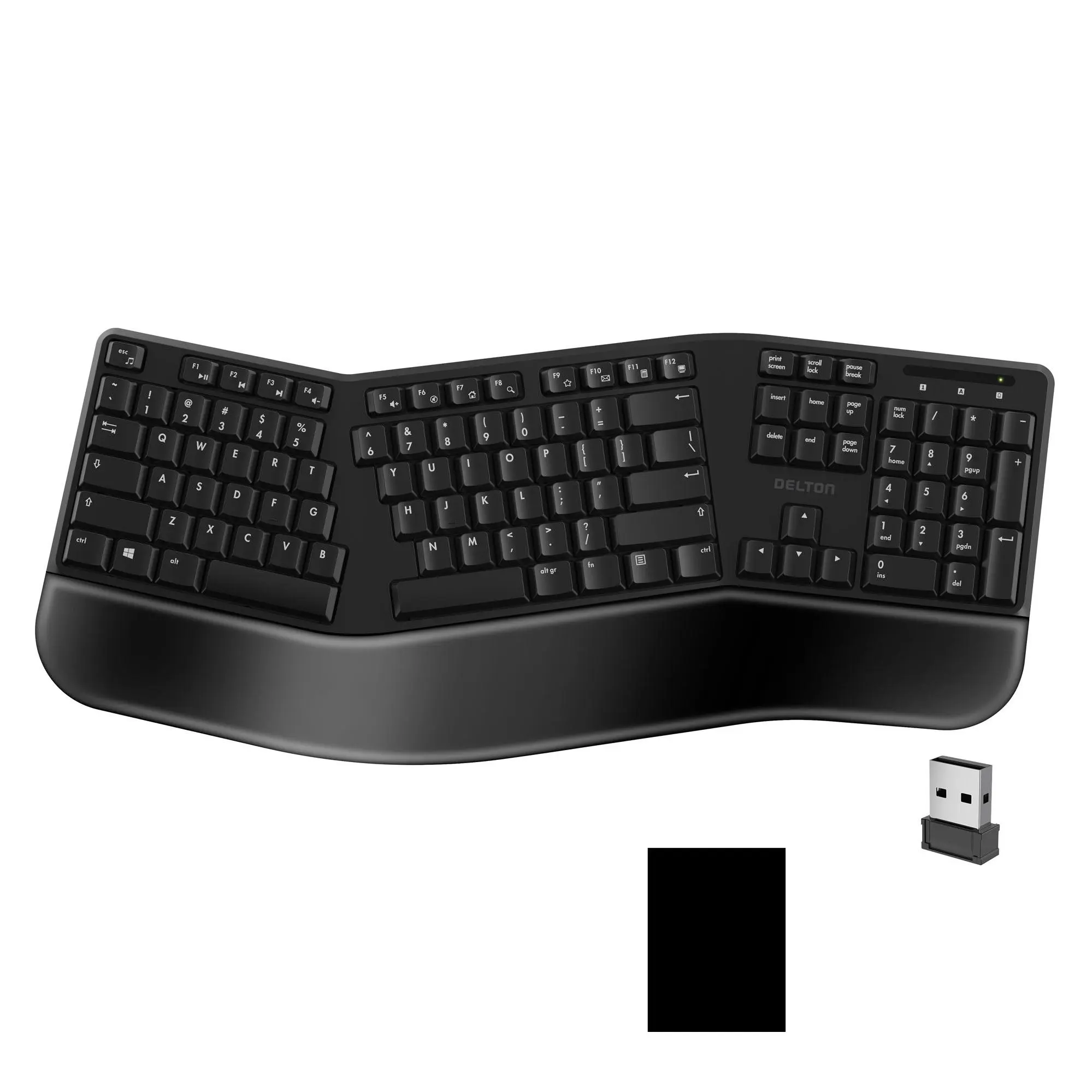 Delton KB200 Wireless Ergonomic Full Sized Keyboard Delton KB200 Wireless Ergonomic Full Sized Keyboard