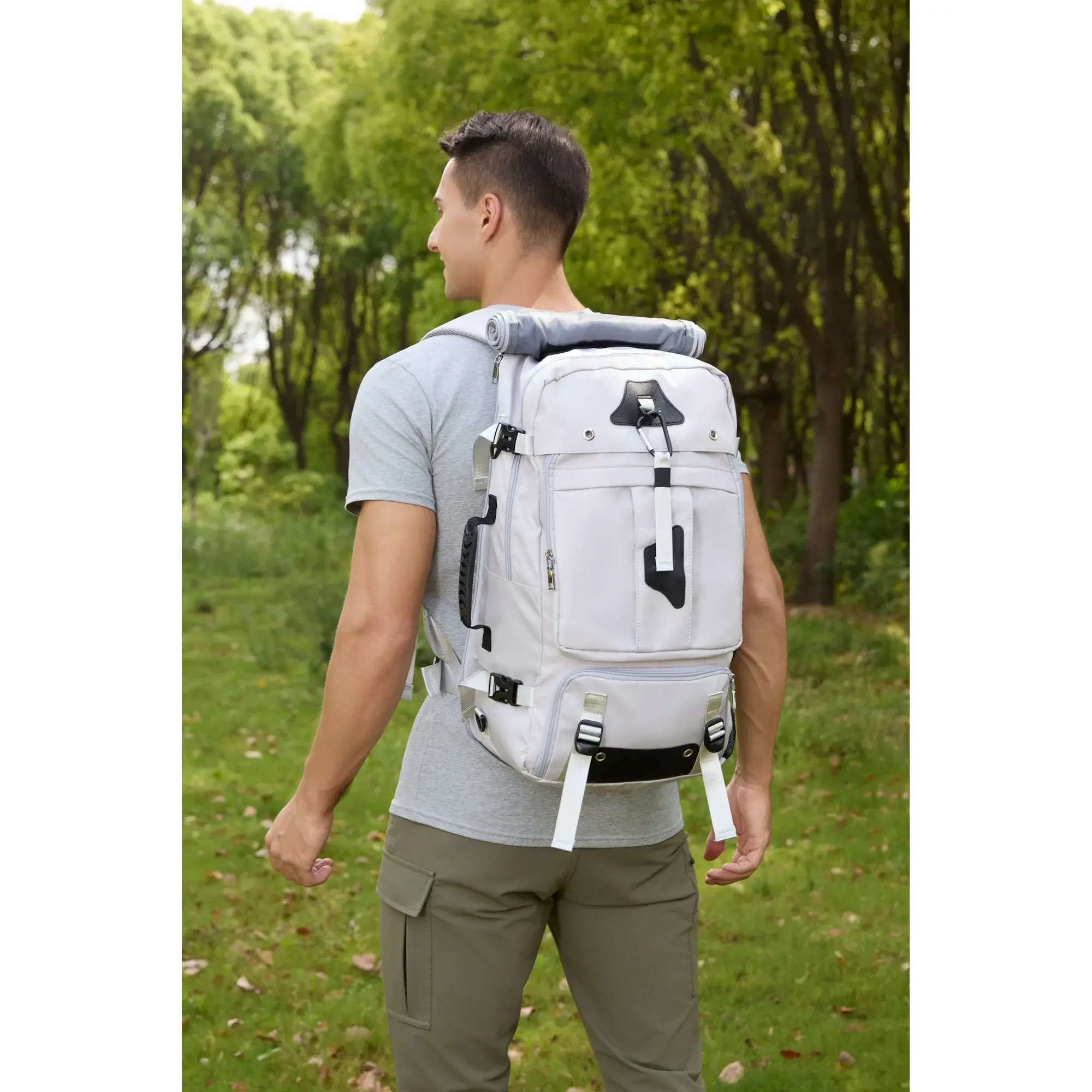Travel Backpack 50L New Premium - Unisex Extra Large Laptop Backpack for Hiking, Climbing & Business Trips, Waterproof - TikTok Shop Travel Backpack 50L New Premium - Unisex Extra Large Laptop Backpack for Hiking, Climbing & Business Trips, Waterproof - TikTok Shop