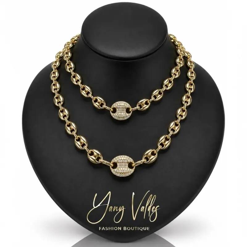Elegant Gold Plated Necklace and Bracelet Set with Zirconia Stones