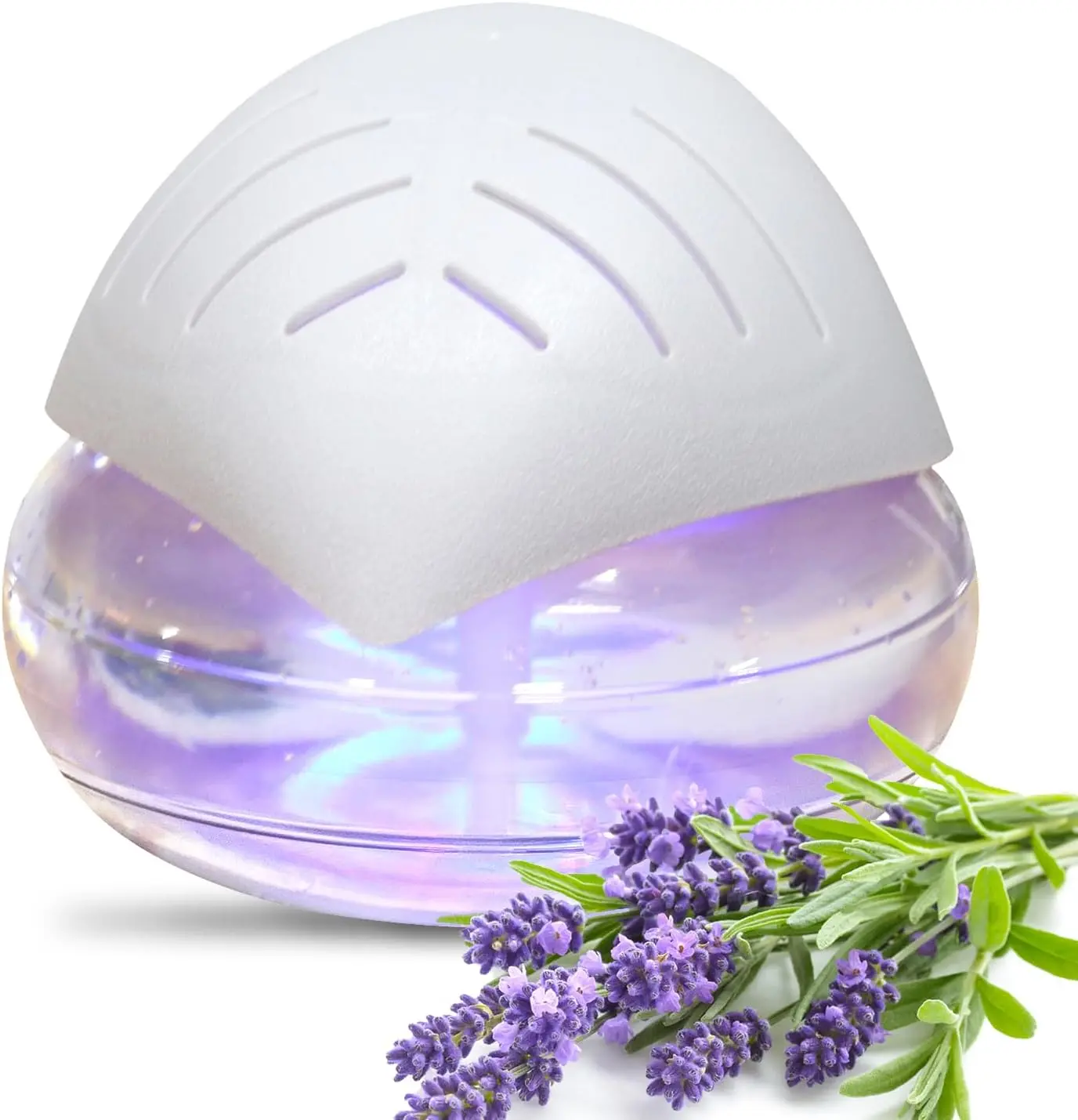 Air Purifier- Water Air Revitalizer, Air Washer, Air Freshener, Room Aromatizer, Aroma and Essential Oil Diffuser with 7 Color adjustable LED Lights- For Smoke and Pets