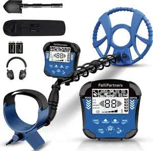 Metal Detector for Adults Waterproof-Professional Higher Accuracy Gold Detector with LCD Display,5 Mode,Advanced DSP Chip 12" Coil