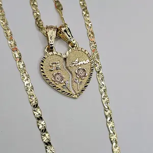 TE AMO HEART  pink fashion chain regular style 18"inches 24"inches available