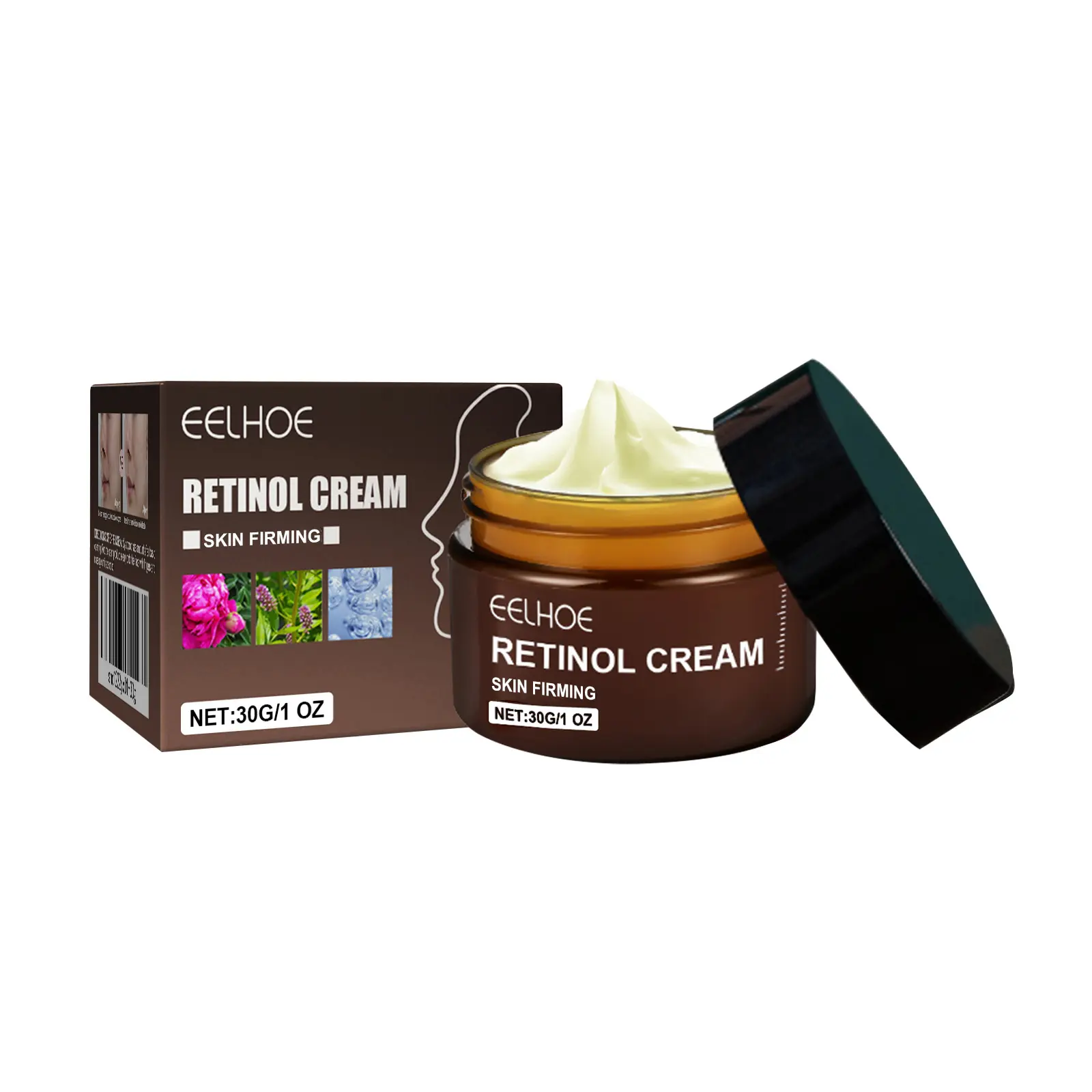 EELHOE Advanced Retinol Anti Aging Cream - Chemical Free, Hydrating, Softening, Firming, Youth-Boosting Daily Facial Gel Moisturizer for All Skin Types, Summer-Ready, 30G