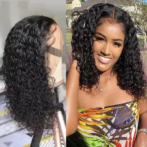 European And American Style Women'S Wig, Small Curls, High-Temperature Long Curly Synthetic Fiber Voluminous Headpiece