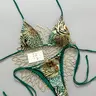 Women's Two-Piece Swimsuit Set, Vacation Beach Wear, Comfortable Fit Sexy Tie-Back Leopard Print Bikini Sets, Tie Side Bikini for Pool Parties, Swimwear Sets