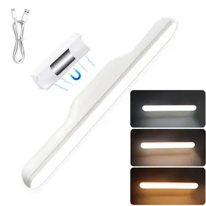 Wireless Vanity Makeup Lights for Mirror, Rechargeable LED Stick On Light Bar for Bathroom Mirror with 3 CCT&Dimmable, Elegant Cordless Lighting
