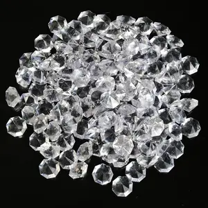 2 Pounds of 25 Carat Clear Acrylic Diamonds for Wedding Decoration, Parties, and Table Decoration Ornaments