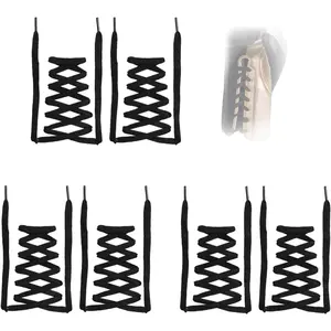 Replacement Laces for Lace-up Boxing Training Gloves, High-Strength Spare Laces (Pack of Three Pairs)