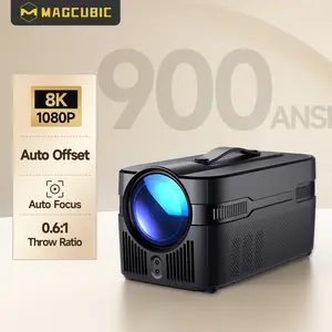 Magcubic HY450C 900ANSI Projector Auto Focus 8K Decode 0.6:1 Ultra Short Throw Full HD Native 1080P Auto Offset WiFi6 BT5.4 Built-in Daul 5W HiFi Speaker Auto Keystone Correction Home Theater #SummerWins #DealsForYouDays