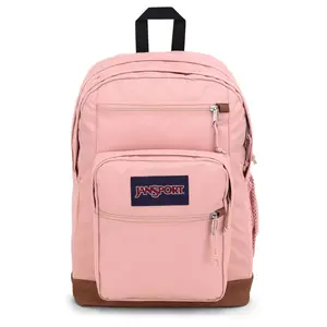 JanSport Cool Student 17.5" Backpack - Pink: Laptop-Friendly Structured Bookbag