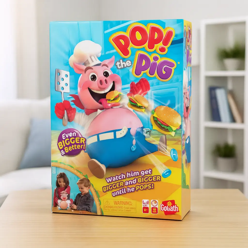 Pop the Pig Game - Fun Family Board Game for Kids & Adults!"