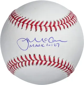 James McCann Baltimore Orioles Autographed Baseball with "Mark 10:27" Inscription - Fanatics Authentic Certified