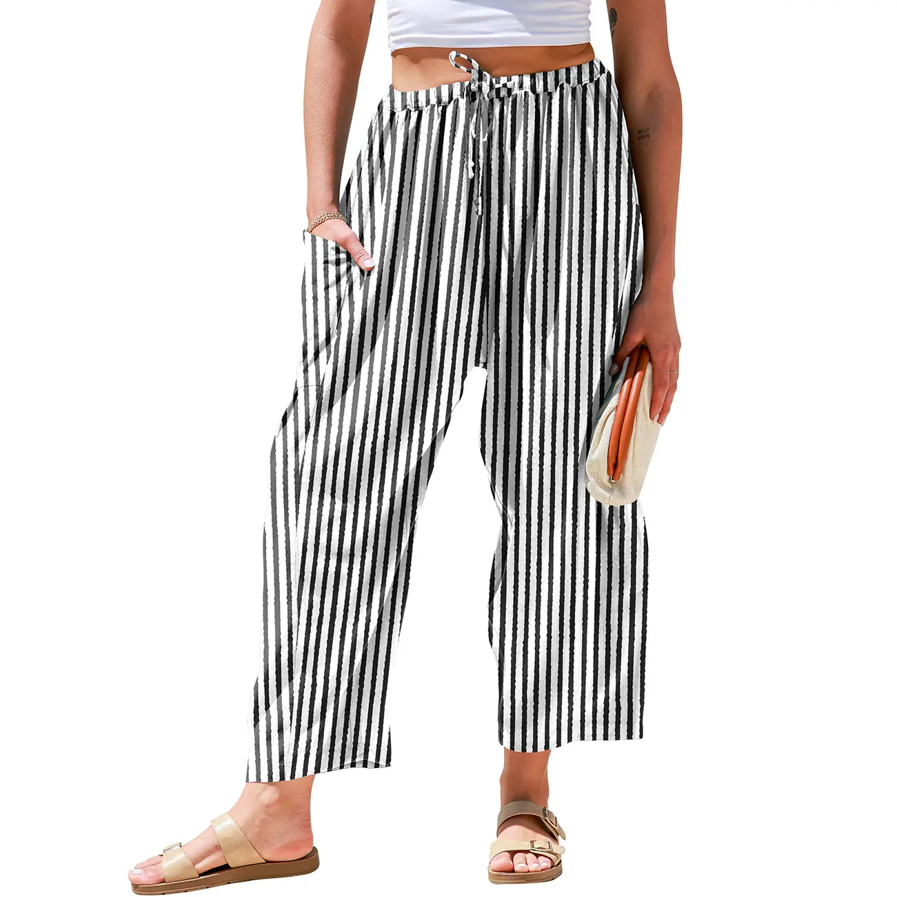 Stripe Black White