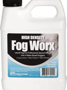 Extreme High Density Fog Juice - Long Lasting, High Output, Odorless Water Based Machine Fluid - 1 Quart, 32 Ounces for 400 to 1500 Watt Machines
