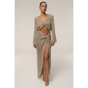 Gold Sunlit Metallic Sarong Gold Sunlit Metallic Sarong