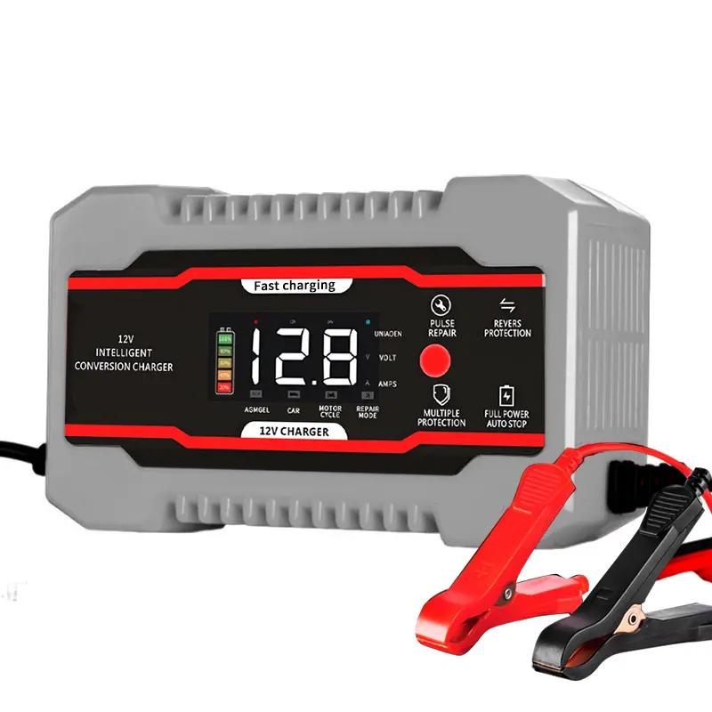 【DealsForYouDays】Car Battery Charger 12V 24V, Automatic Maintainer, Repair, Trickle Charger & Desulfator with Overcharge Protection, Auto Shutoff, 12Volt Battery Charger for Vehicle Motorcycle Boat Lead-acid Batteries