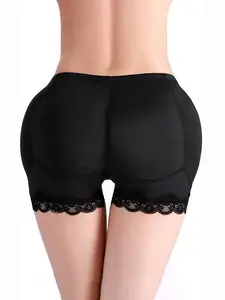 LUMIGIRL Women Butt Lifter Panties Padded Shapewear Hip Enhancer Pads Shorts Seamless Lace Underwear Tummy Control Boyshorts
