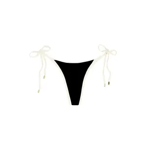 Palma Thong - Black/Ivory