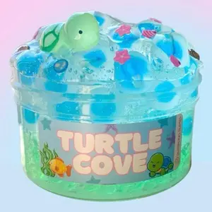 Turtle cove frogspawn slime, clear slime