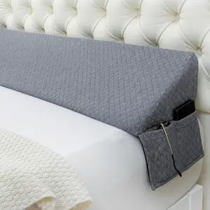 [Spring Glow Up] Sleep Support Pillow, Wedge-Shaped Pillow, Bed Headboard Gap Filler and Back Support for Sleeping, Fills the Gap between Headboard and Mattress or Wall from 0-7 Inches, All-Season Comfort Design for Bedroom mellow cloud Supportive Durable
