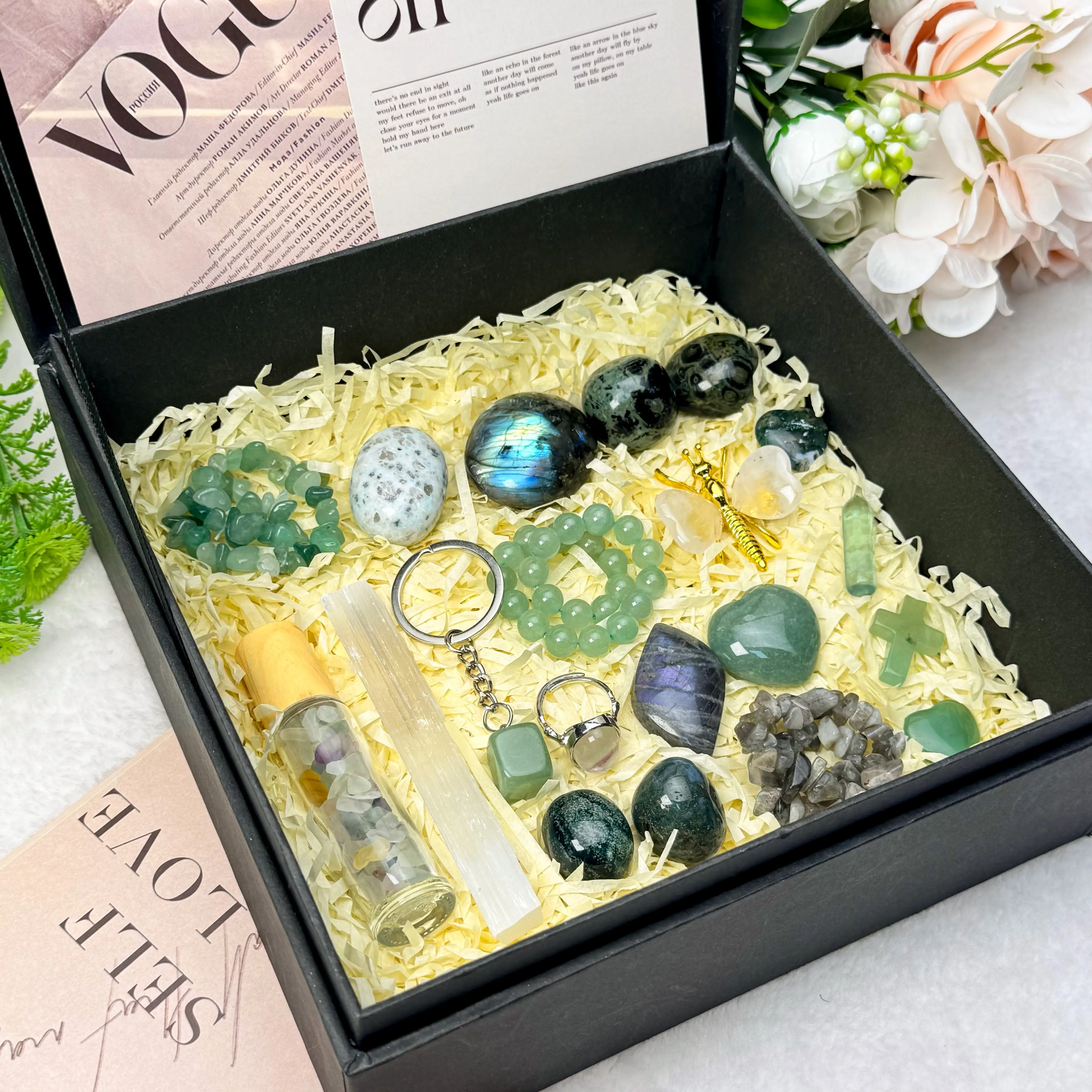 1 Count 400g Mixed Crystal Set - 20 Exquisite Healing Crystal Stones