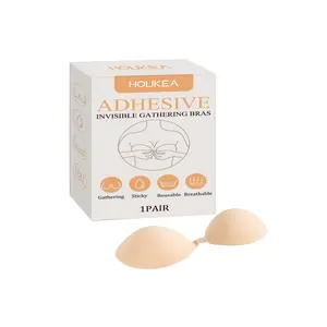 Invisible Bra Invisible Comfortable Gathered Stable Fit Lifts and Shapes Chest Curves