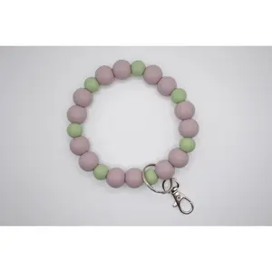 Lavender Succulent Wristlet