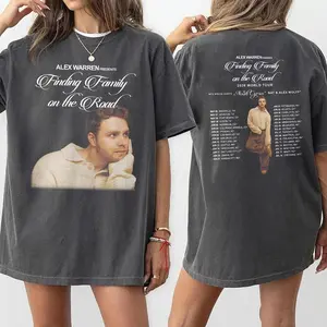 Alex Music Tour 2026 Inspired Shirt, Retro 90s Warren Concert Vintage T-Shirt Finding Family On The Road Merch CK7