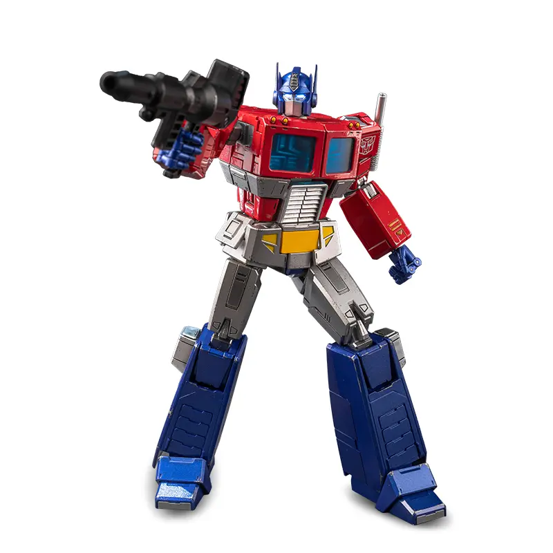 TRANSFORMERS YOLOPARK AMK PRO Series Generation 1 Pre-assembled Action Figures - Optimus Prime, Nemesis Prime, Starscream - 7.87in/20cm ABS/PVC/Metal Model Kits with Detailed Sculpture, Main Body, Lighting Eyes, Energon Base