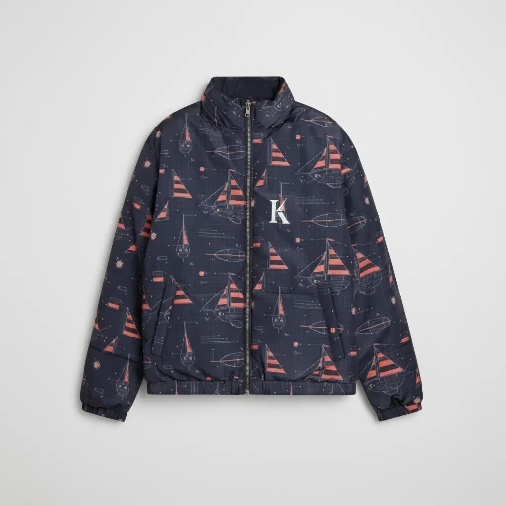 KROST × Nautica Blueprint Reversible Puffer