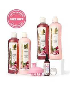 Natural Sant - 2 Onion, Rosemary and Biotin sets + Onionvital Serum KIT + FREE SCALP MASSAGER | Black Friday special
