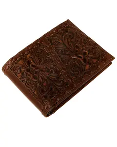 Cody James Men's Landry Tooled Bifold Wallet - Cjasu25wt2-Dkbn