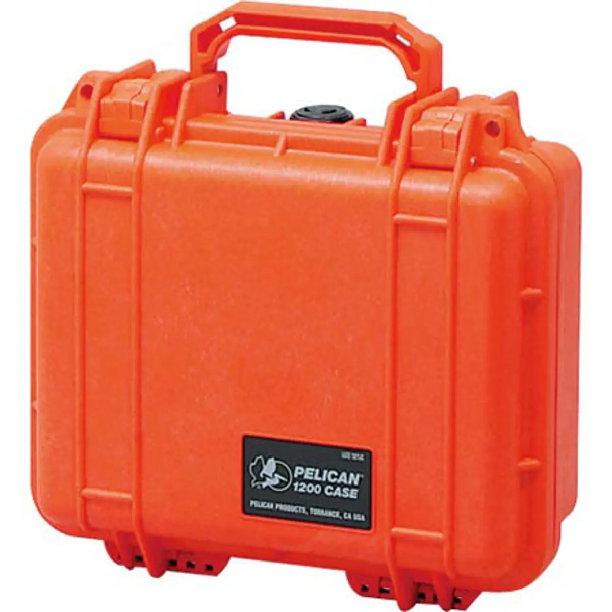 Pelican 1200 Compact Mini Watertight Hard Case with Watertight Seal, Foam Insert, Protective Gear - Orange