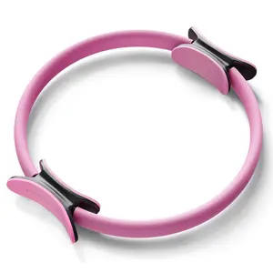 Feierdun Pilates Ring, 14'' Magic Circle for Core & Thigh Toning, Fit for Pilates, Yoga & Home Workouts-Lightweight, Beginner-Friendly