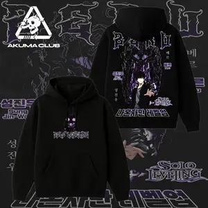 Solo Leveling Arise Sung Jin-Woo #3 T-Shirt Hoodie | Shadow Monarch Black Oversized Graphic Tee Anime Streetwear Otaku Merch