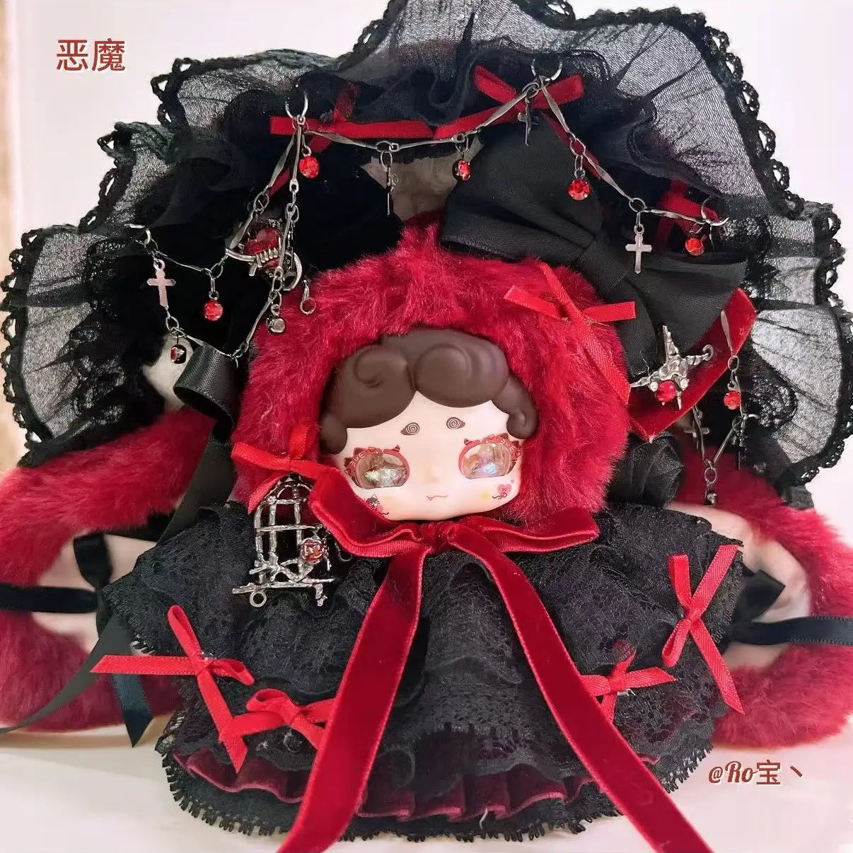 B16-Lucky Deer Nai the Witches DIY Series Blind Boxes Soft Plush Collectibles (Hidden Style Probability 48:1)
