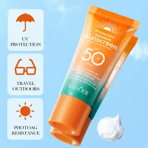 Sadoer Gentle Daily Use Sunscreen Liquid, SPF90+ Broad-Spectrum UVA/UVB Sun Protection, Lightweight Moisturizing Body Care, Antioxidant-Rich Natural Formula for All, Non-Greasy Fast-Absorbing for Face/Body