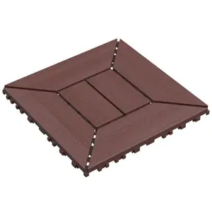 New 12 inch balcony deck tiles, DIY interlocking deck  tiles, indoor and outdoor  tiles, easy to install patio tiles, suitable for poolside balcony, backyard, 44 pieces brown High Gloss Water-Based Epoxy Floor Paint zellige Finish black iridescent pool,su
