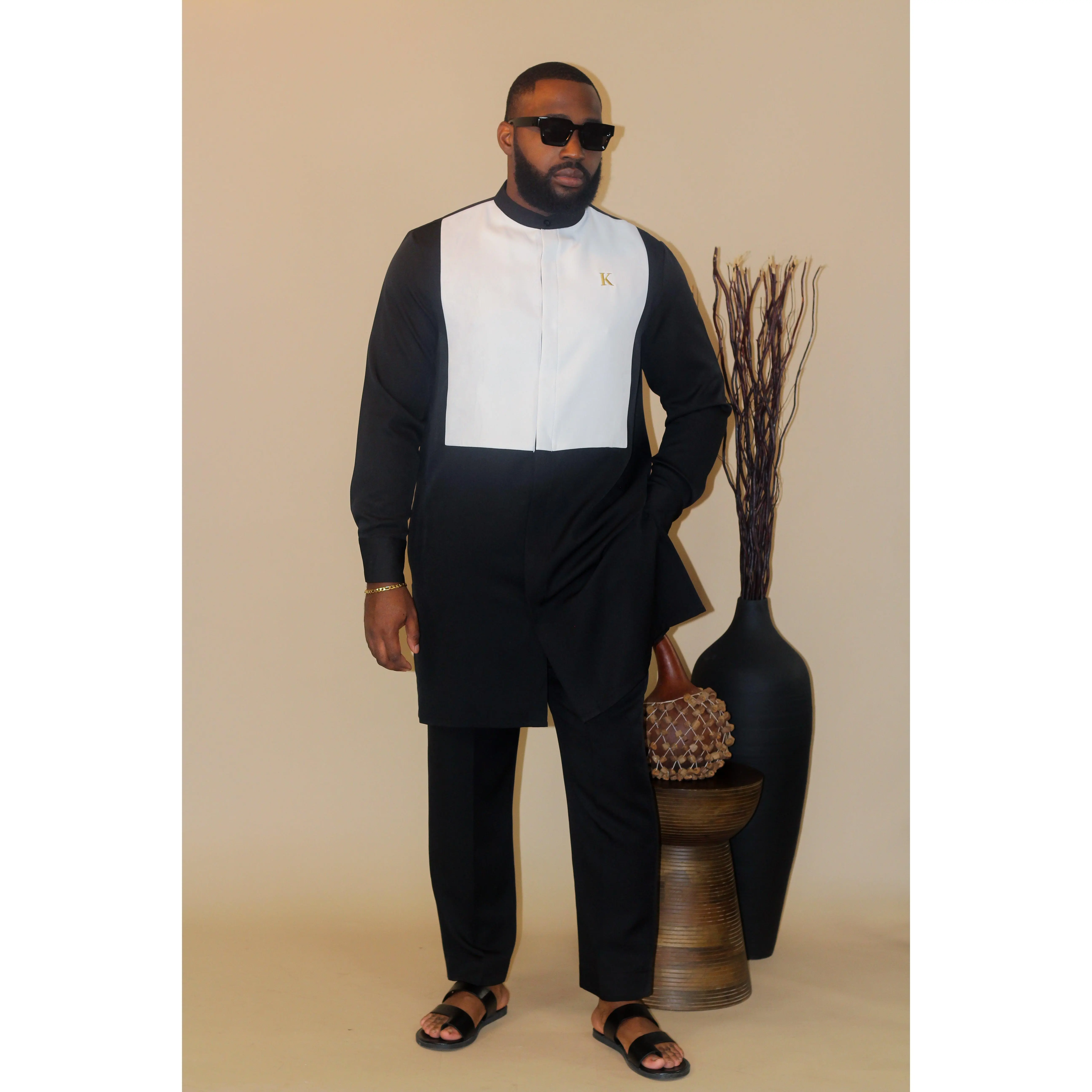 Black and White Tuxedo 2-Piece Senator Set