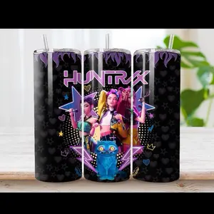 Demon hunter | 20oz Skinny sublimation tumbler transfer print out (TRANSFER ONLY, NOT A FINISHED TUMBLER)
