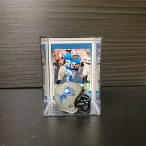 Barry Sanders Mini Football Helmet Sports Box