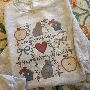 Cutesy Cottage Collage Sweatshirt