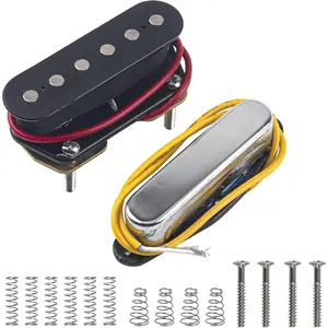 1Set  Single Coil Pickups Set   and Bridge Pickup Compatible with Tele Telecaster Style Electric Guitar