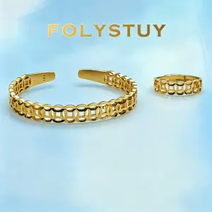 [FOLYSTUY (T0092/YNT01/YNT02/YNT03/YNT04/YNT05/YNT06)]Classic style fashion Bangles