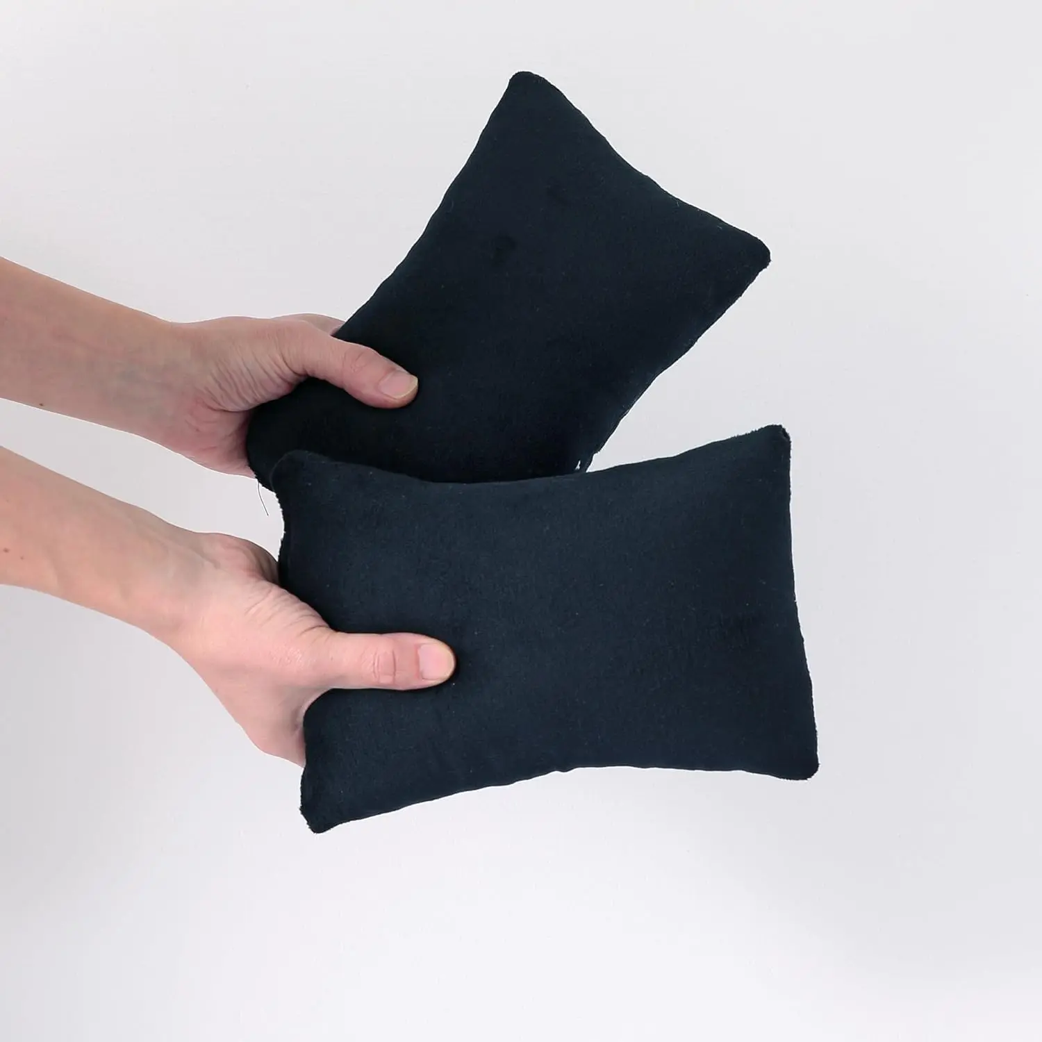 EVOLIVE 2-Pack Micromink Shell Mini Tiny Pillows, 11"x7" - Machine Washable, Lightweight, Breathable Multi-Purpose Travel Pillows for Neck, Back Support, Pet Use