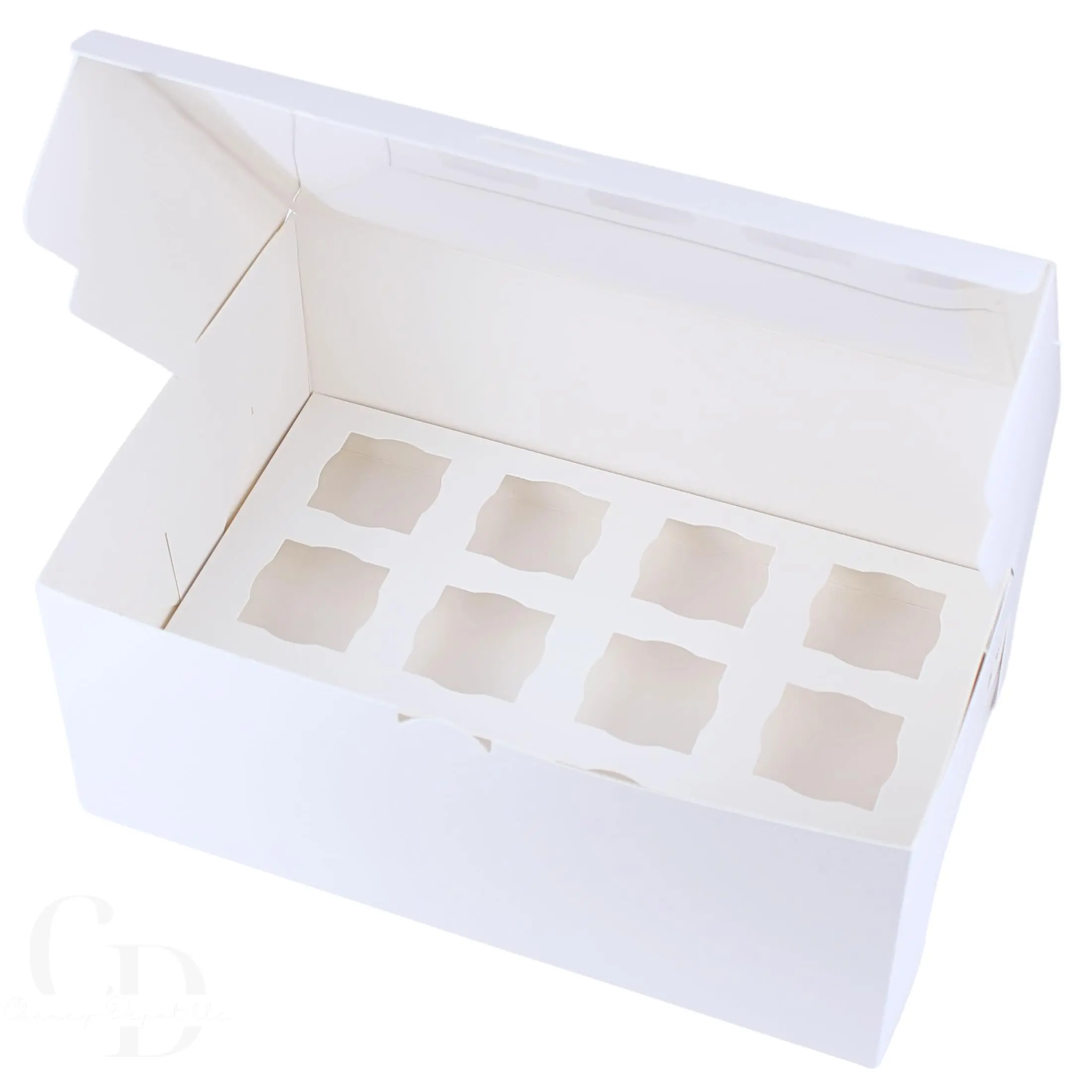 Dessert Shooter Box for 12 5oz square and round shooter cups- paper box