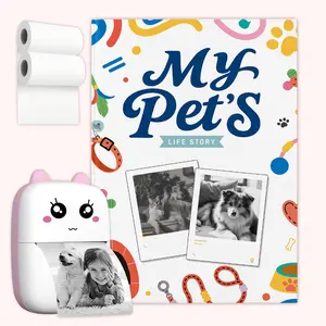 Timetome My Pet's Diary with Printer - A Unique Book to Chronicle Your and Your Pet's Life Together with Interactive Printing Feature